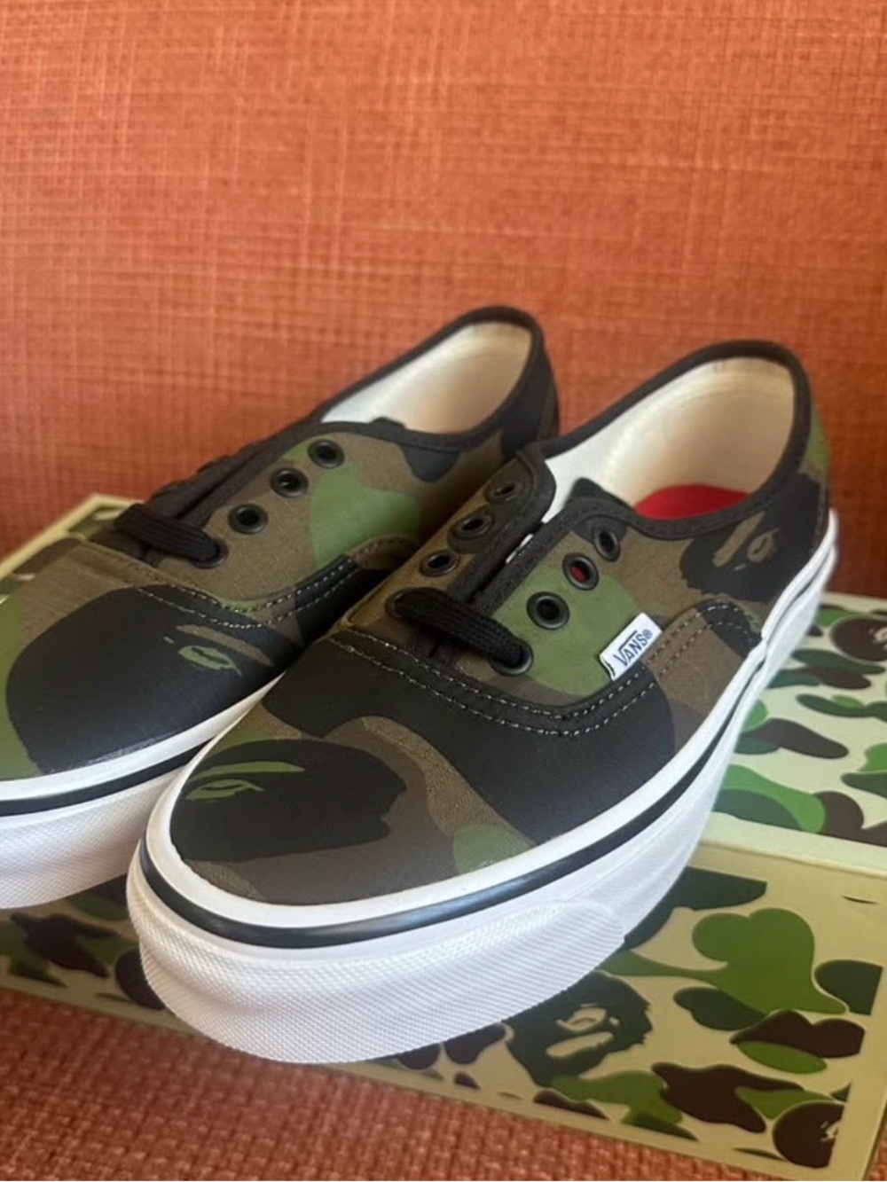 Vans Bape 1st camo vans nwt